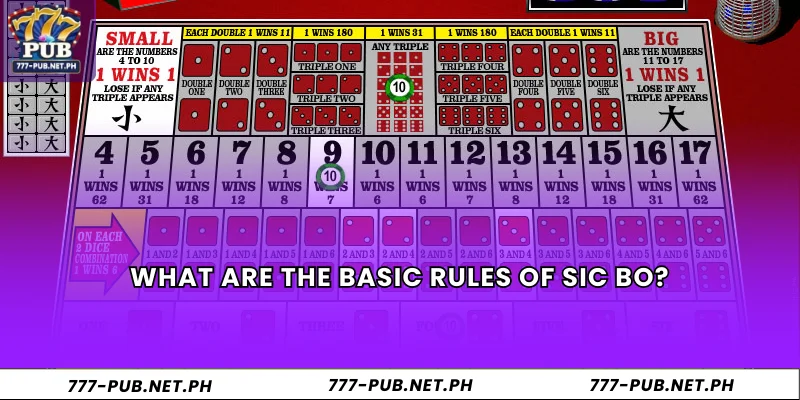 What are the basic rules of Sic Bo?